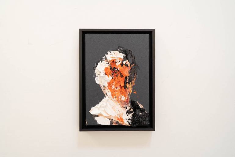 Original Abstract Portrait Painting by Tomoya Nakano