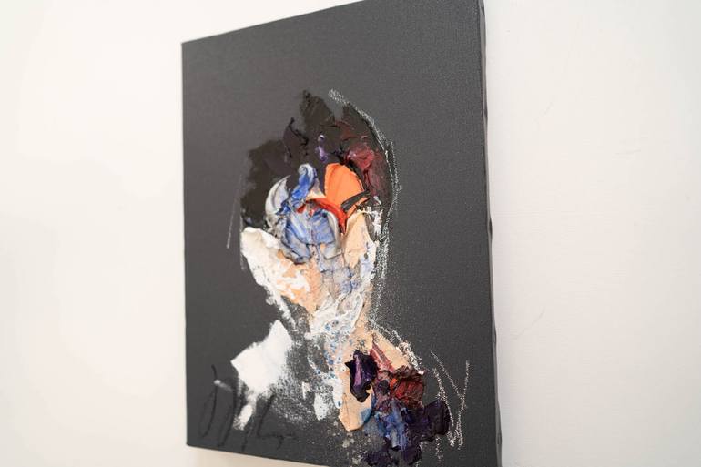 Original Abstract Portrait Painting by Tomoya Nakano