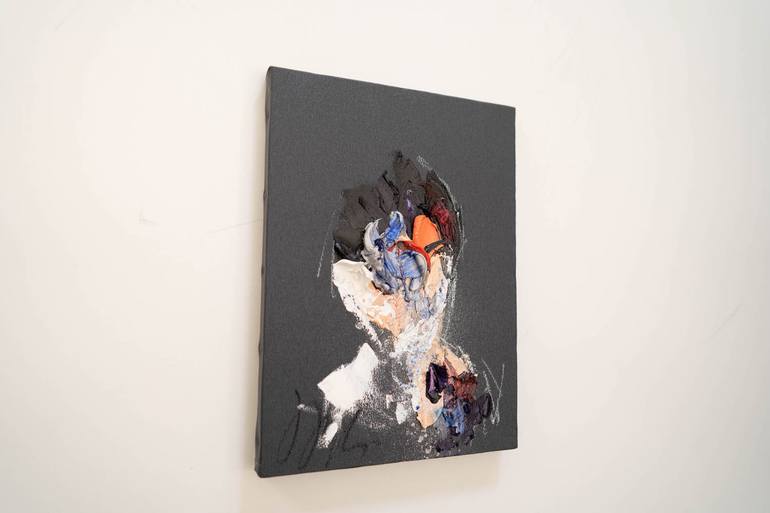 Original Abstract Portrait Painting by Tomoya Nakano