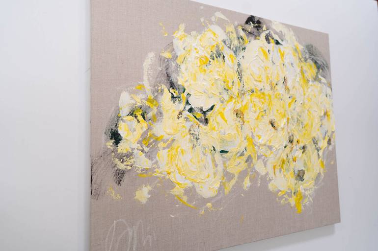 Original Abstract Floral Painting by Tomoya Nakano