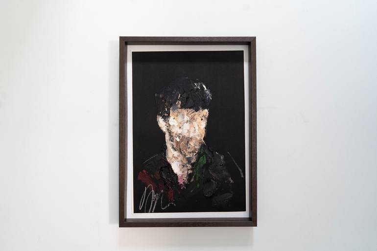 Original Abstract Portrait Painting by Tomoya Nakano