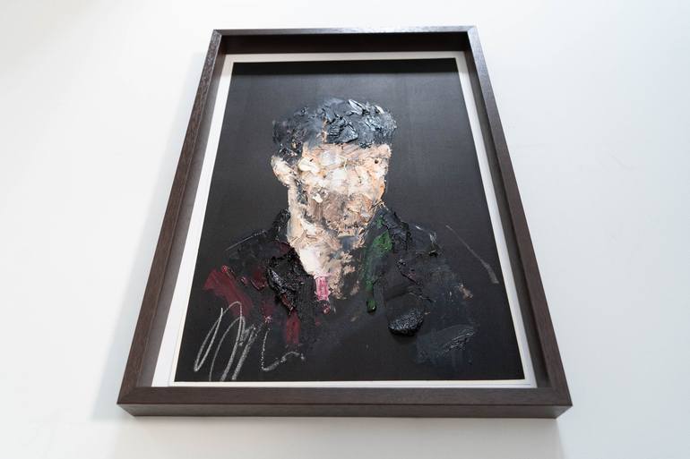 Original Abstract Portrait Painting by Tomoya Nakano