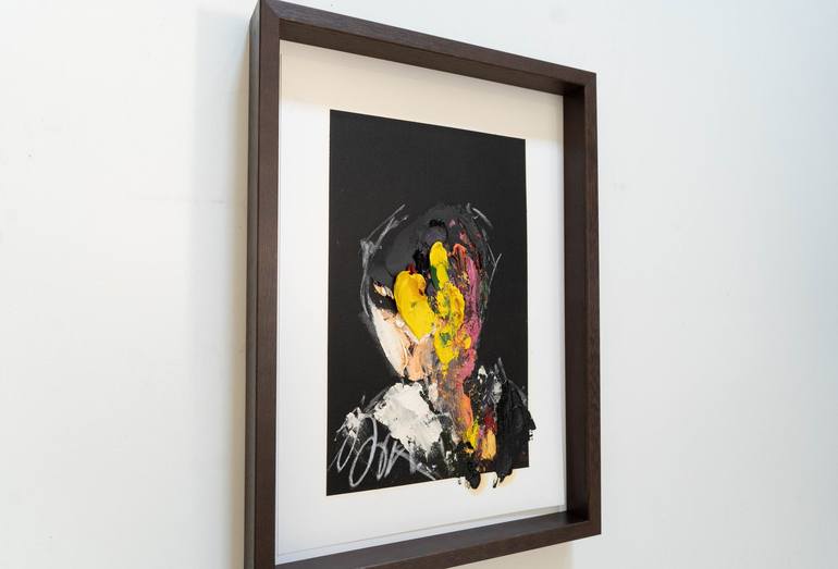 Original Abstract Portrait Painting by Tomoya Nakano