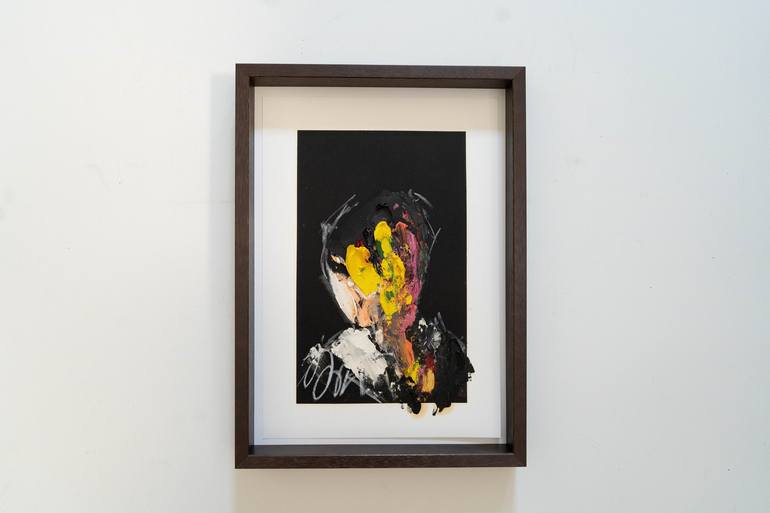 Original Abstract Portrait Painting by Tomoya Nakano