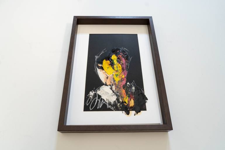 Original Abstract Portrait Painting by Tomoya Nakano