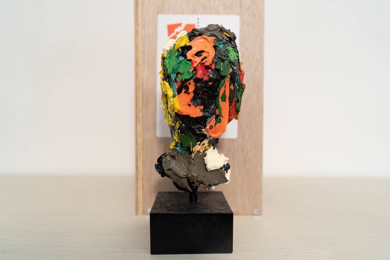 Original Abstract Portrait Sculpture by Tomoya Nakano