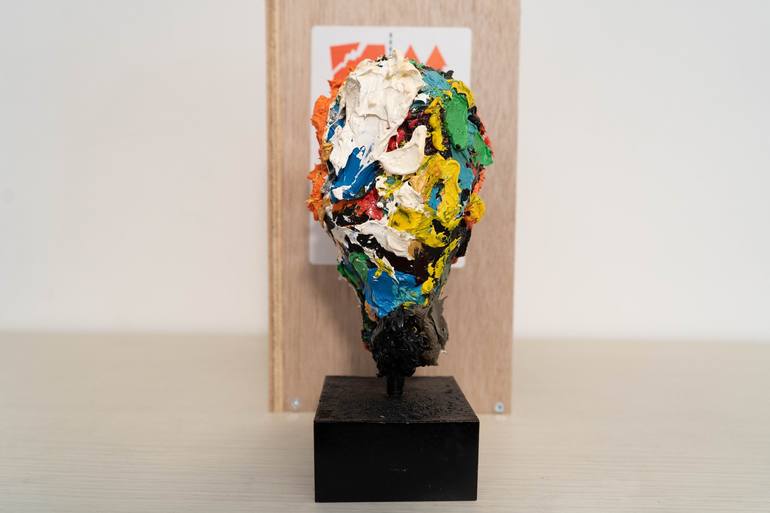 Original Abstract Portrait Sculpture by Tomoya Nakano