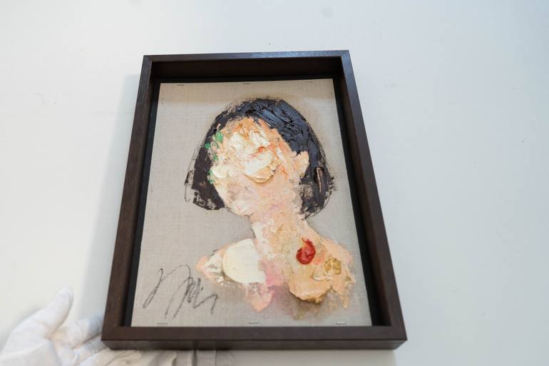 Original Abstract Women Painting by Tomoya Nakano