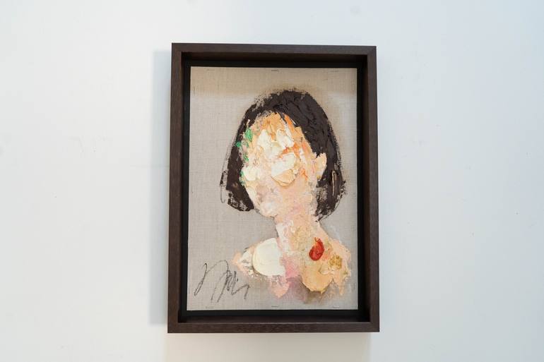 Original Abstract Women Painting by Tomoya Nakano