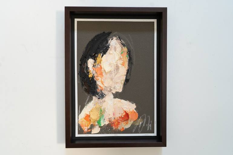Original Abstract Women Painting by Tomoya Nakano