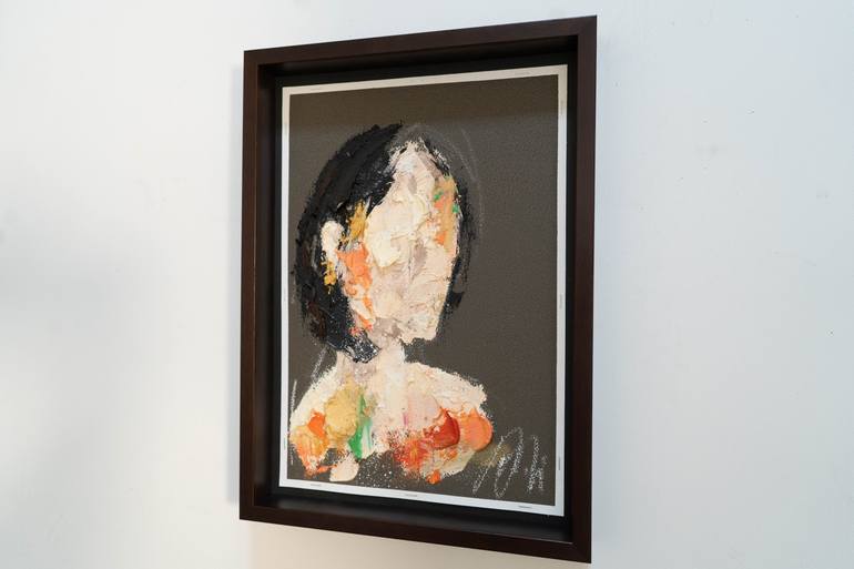 Original Abstract Women Painting by Tomoya Nakano