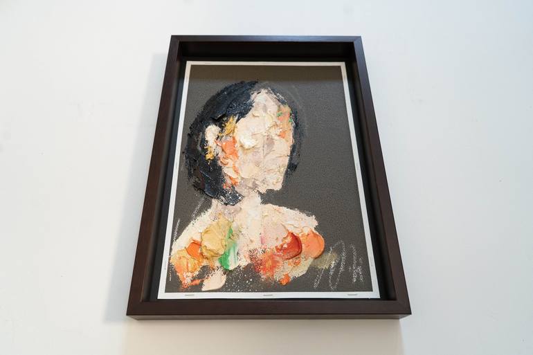 Original Abstract Women Painting by Tomoya Nakano