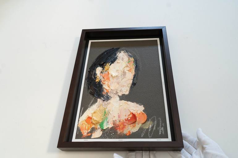Original Abstract Women Painting by Tomoya Nakano