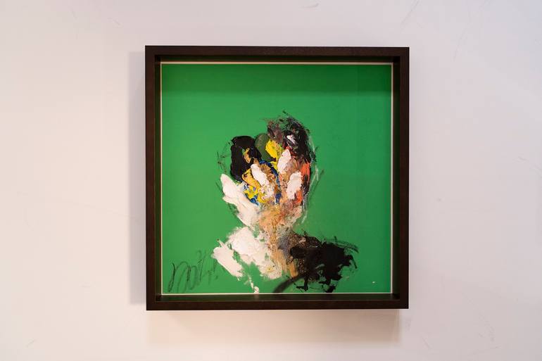 Original Abstract People Painting by Tomoya Nakano