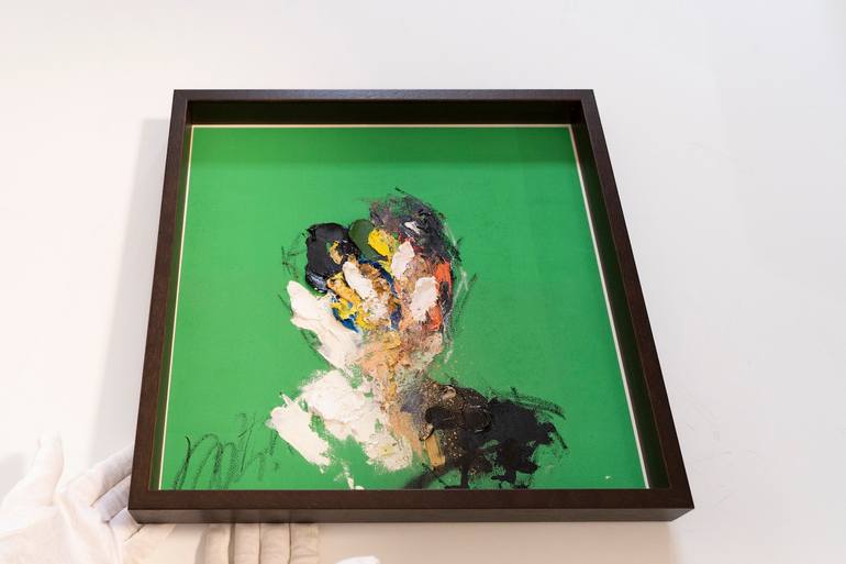 Original Abstract People Painting by Tomoya Nakano