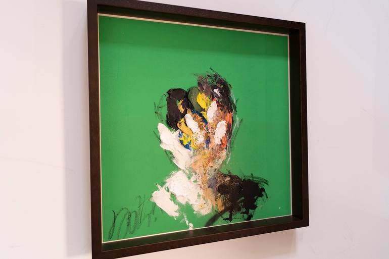 Original Abstract People Painting by Tomoya Nakano