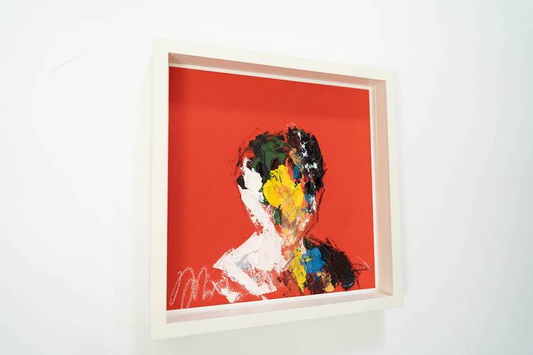 Original Abstract Portrait Painting by Tomoya Nakano