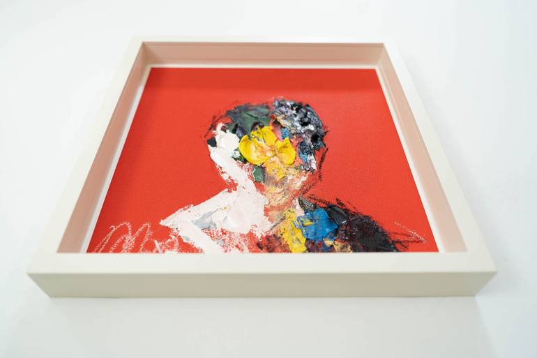 Original Abstract Portrait Painting by Tomoya Nakano