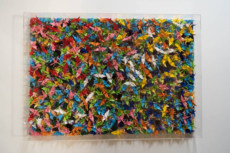 Original Abstract Expressionism Abstract Painting by Tomoya Nakano