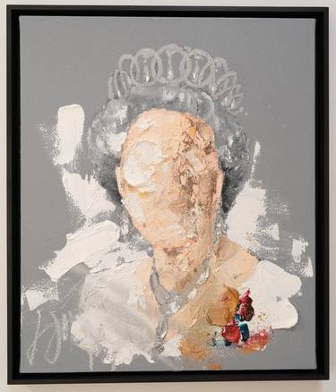 Saatchi Art Artist Tomoya Nakano; Paintings, “UNTITLED Portrait work (Elizabeth II)” #art