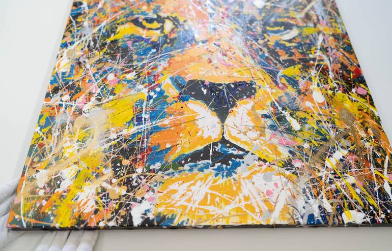 Original Abstract Animal Painting by Tomoya Nakano