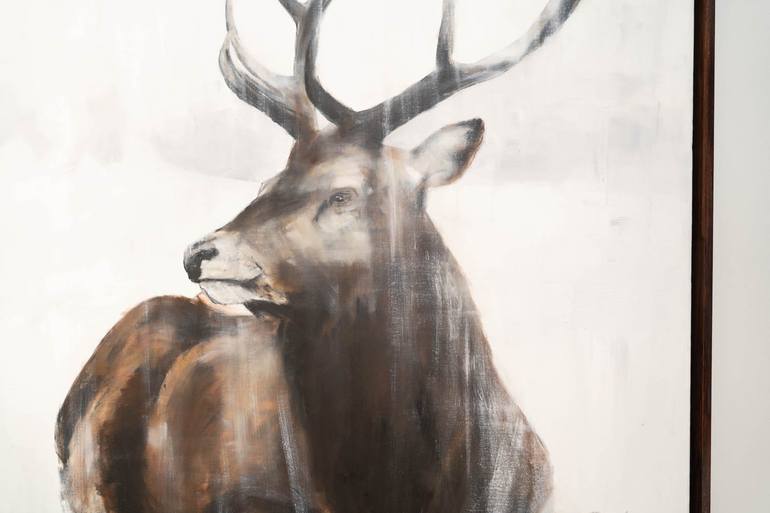 Original Figurative Animal Painting by Tomoya Nakano