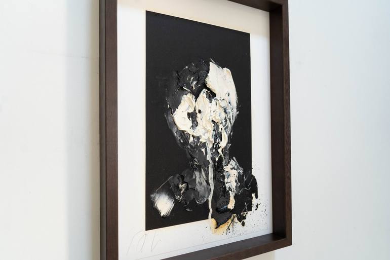 Original Abstract Portrait Painting by Tomoya Nakano