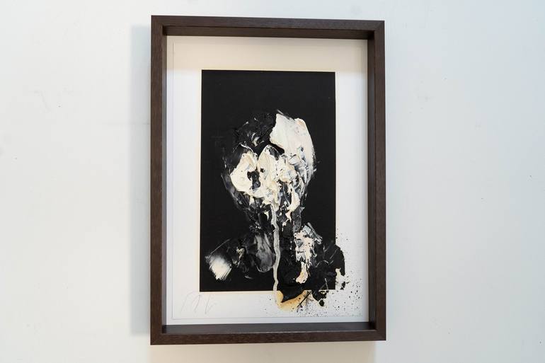 Original Abstract Portrait Painting by Tomoya Nakano