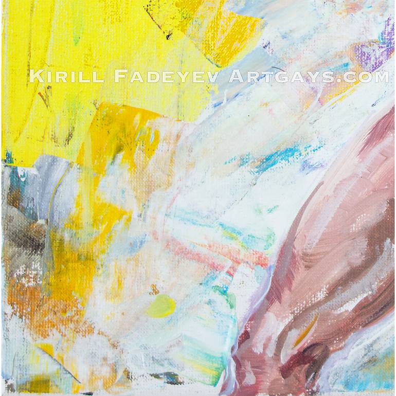Original Abstract Erotic Painting by Kirill Fadeyev