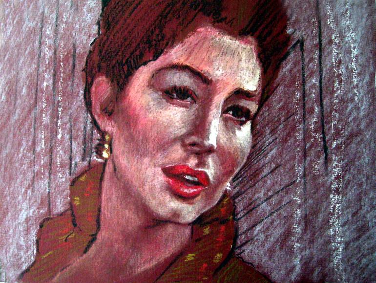 Ava Gardner Drawing by John Shepherd | Saatchi Art