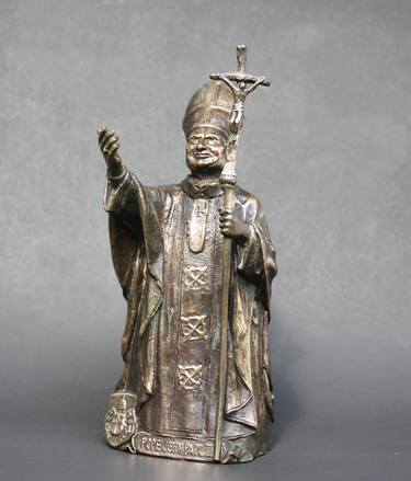 Original Figurative Religious Sculpture by Oleg Kedria