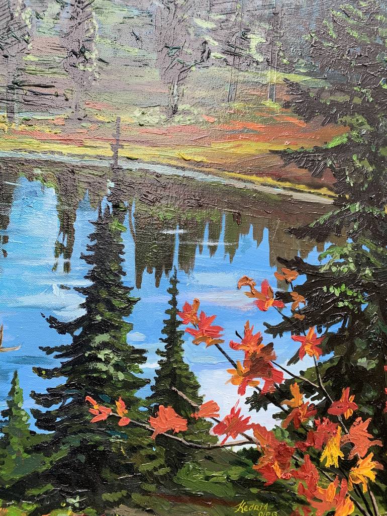 Original Fine Art Nature Painting by Oleg Kedria