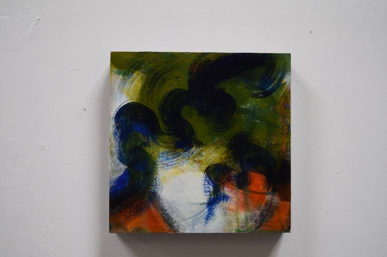 Original Fine Art Abstract Painting by Ayesha Samdani