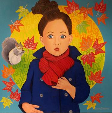 Original Conceptual Seasons Paintings by Jasmine Saintonge