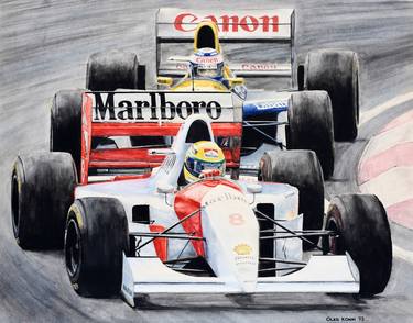 Print of Fine Art Car Paintings by Oleg Konin