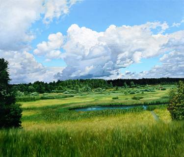 Print of Fine Art Landscape Paintings by Oleg Konin