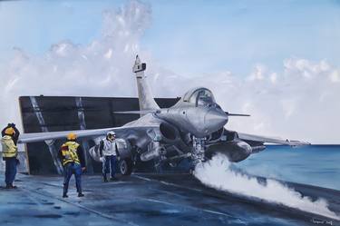 Print of Aeroplane Paintings by Perrenoud Ludovic
