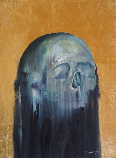Original Conceptual Mortality Paintings by Perrenoud Ludovic