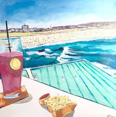 Print of Beach Paintings by Gillian Fahey
