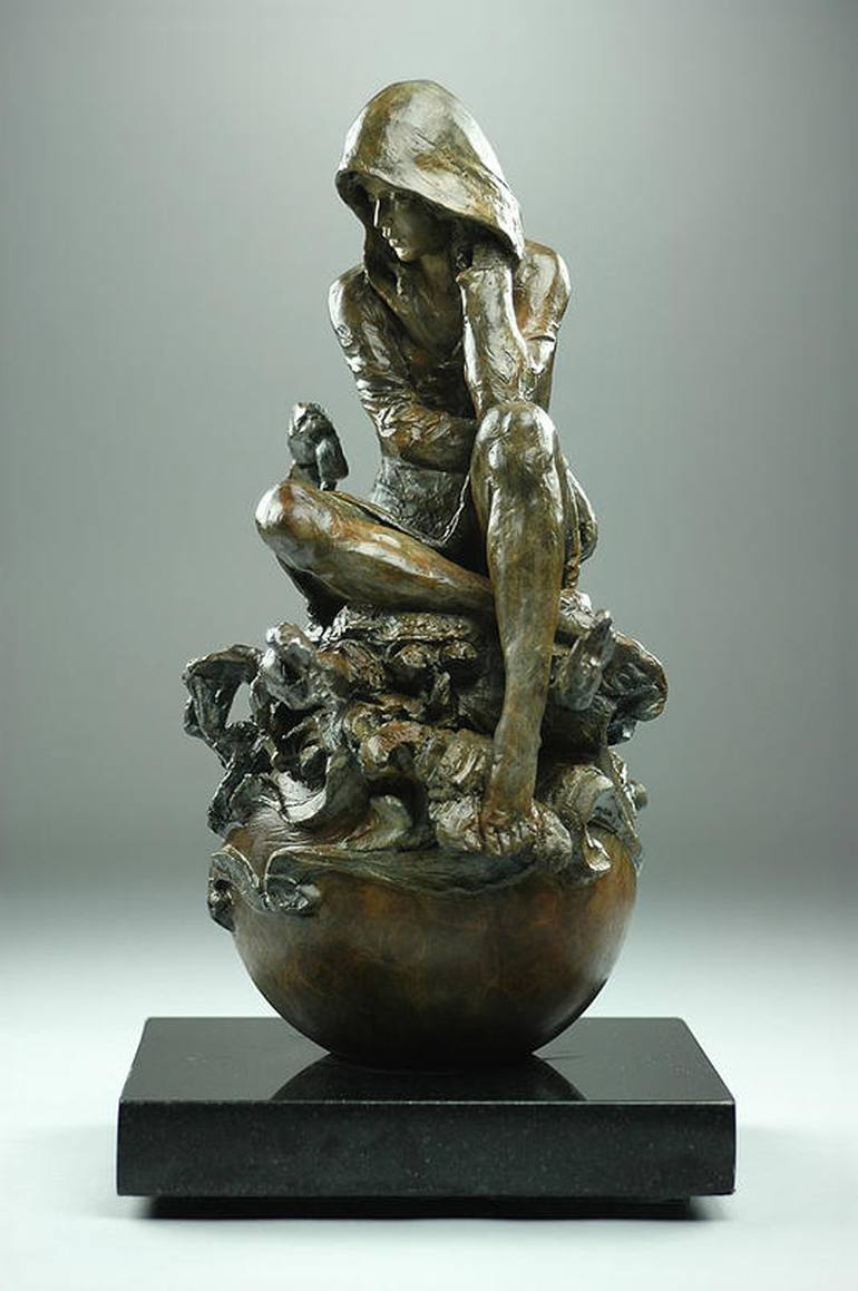 Original Figurative People Sculpture by N Tuan