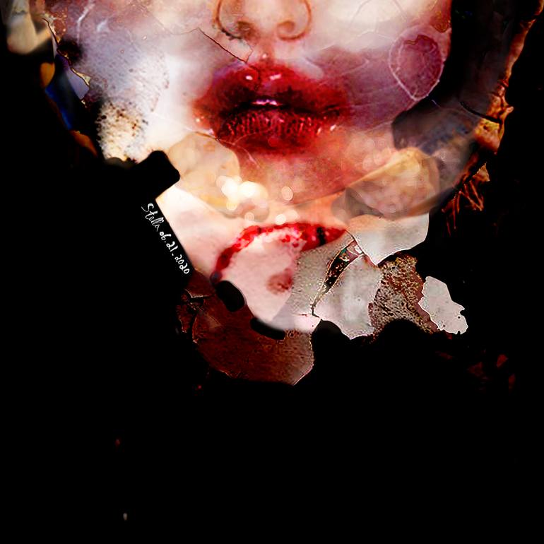 Original Conceptual People Mixed Media by Stella Chang