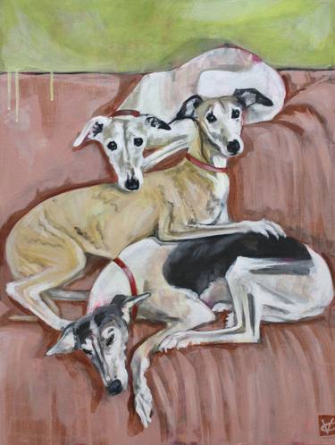 Original Figurative Animal Paintings by Victoria Coleman