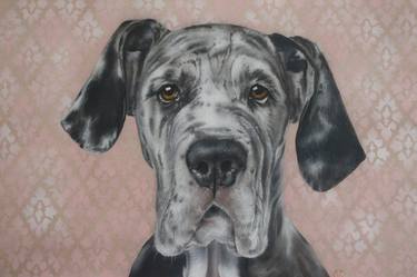 Print of Modern Dogs Paintings by Victoria Coleman