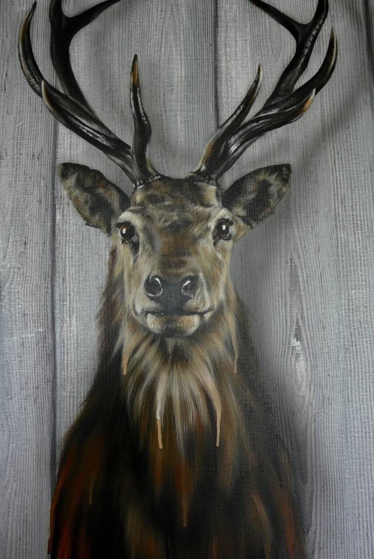 Original Conceptual Animal Painting by Victoria Coleman