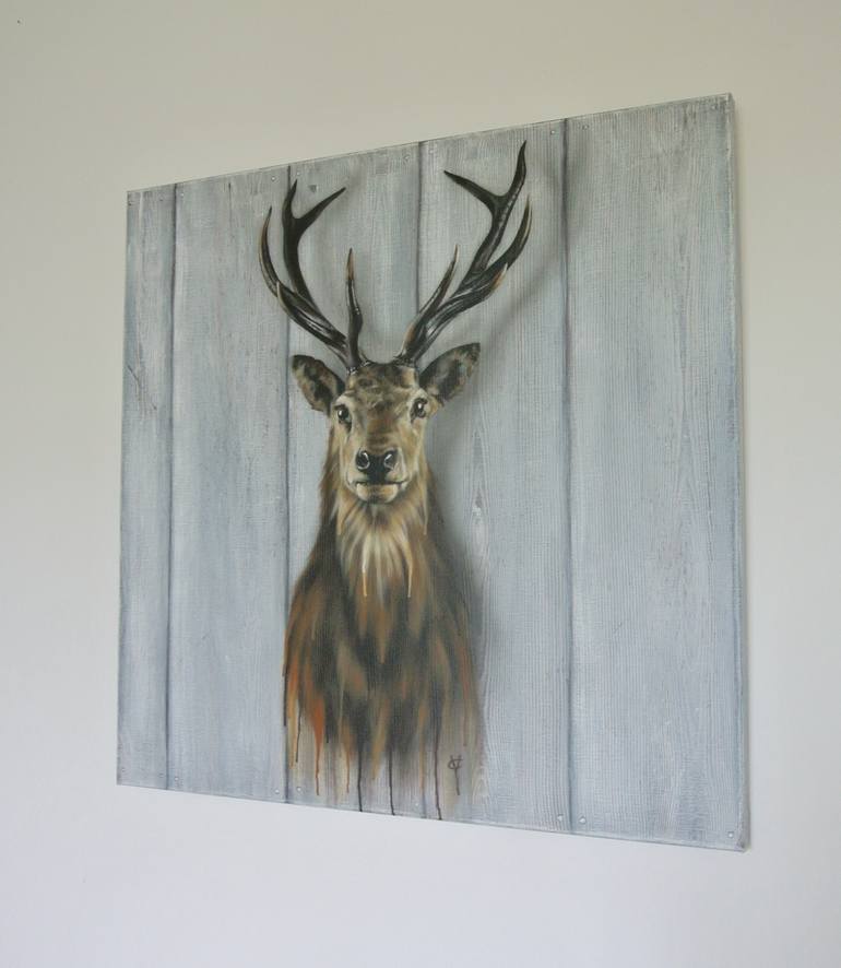 Original Conceptual Animal Painting by Victoria Coleman