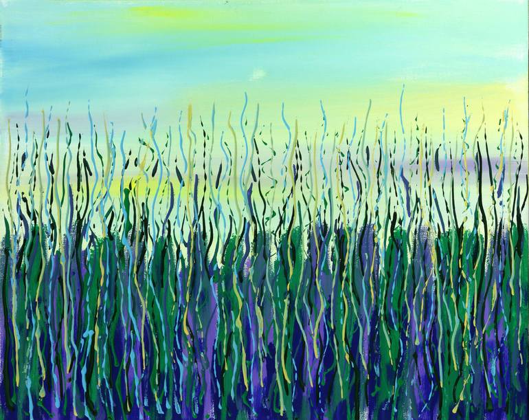Pasture Prepared Painting by Natalie Rye | Saatchi Art