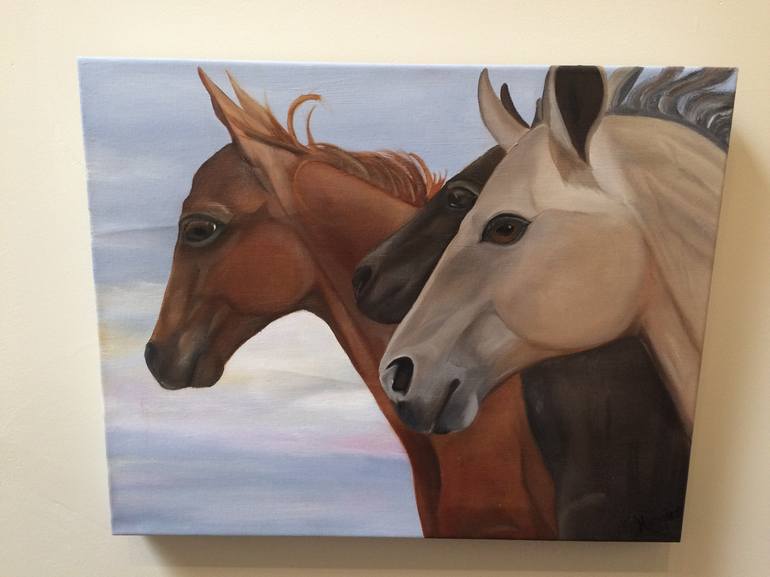 Original Realism Horse Paintings by Jennifer Higgins