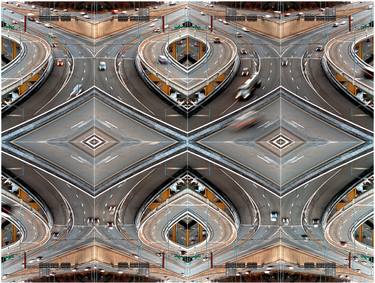 Original Abstract Expressionism Cities Photography by John Flatz