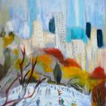 Skating Rink in Central Park by Tatjana Krizmanic