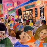 Bistro in the Marais by Tatjana Krizmanic